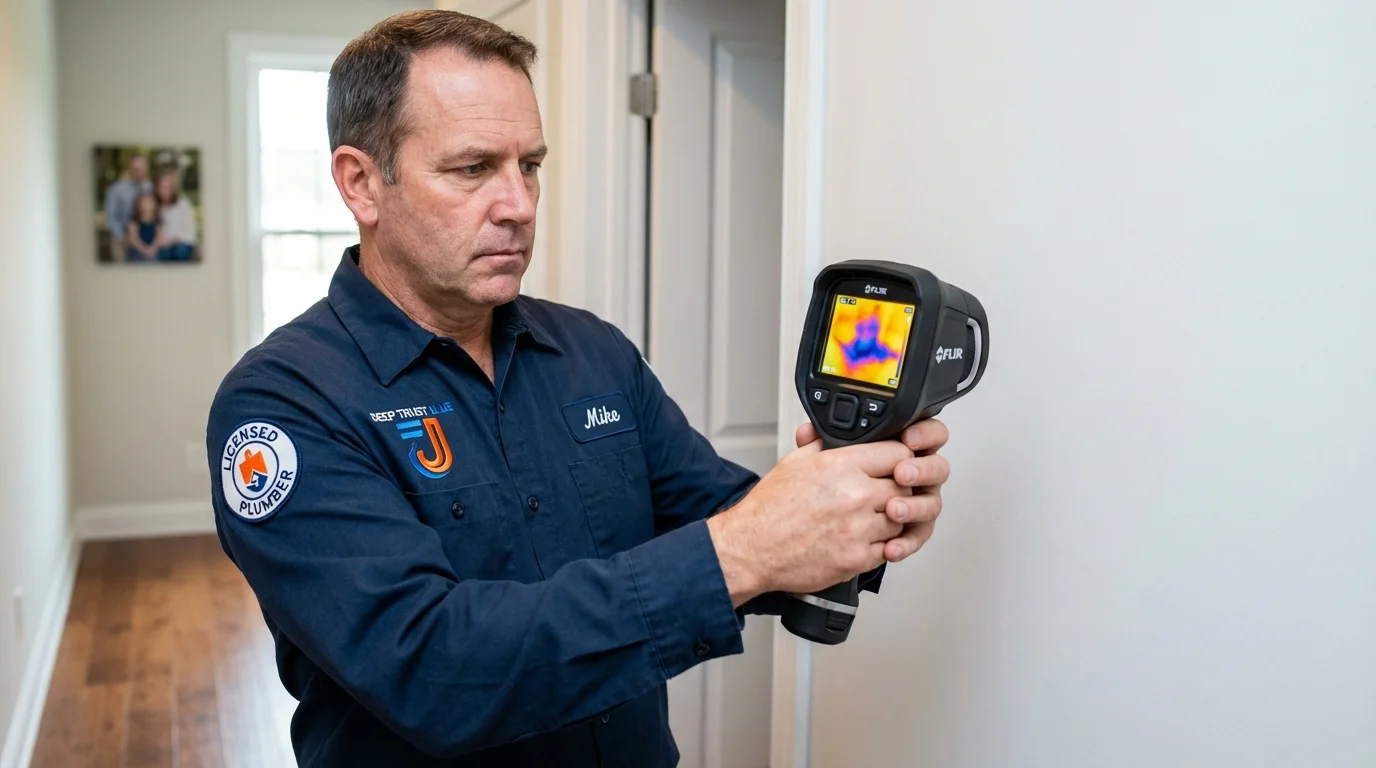 Thermal imaging leak detection by Johns Plumbing LLC in Saint Henry